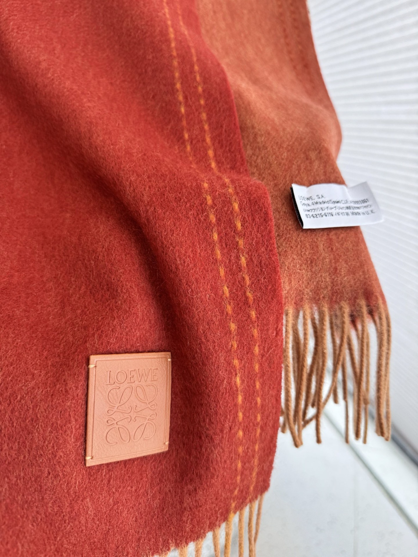 P罗意威♥️怒赞自留，难得的高端男款！家属福利！巴宝莉非常正的男士围巾~面料大爱，非常柔软细腻舒服，轻度