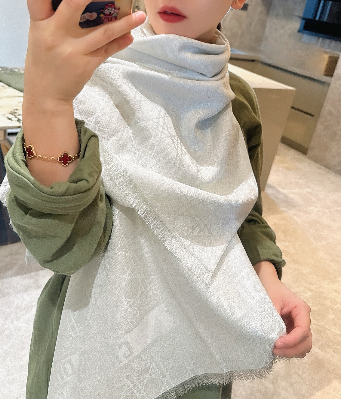 P高段位！是Dior的女人！经典藤格纹新演绎！！】实物有被惊艳到！！Dior今年25秋冬新出的Canna