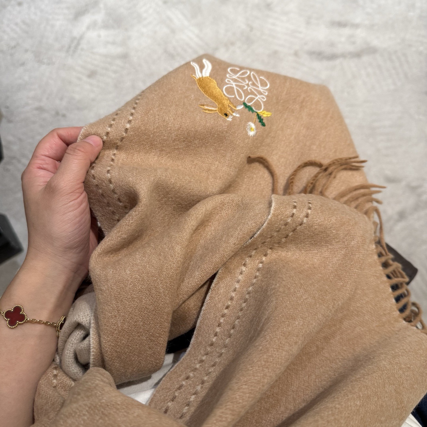 P罗意威🏖️【男女围巾】怒赞自留，难得的高端男款！家属福利！巴宝莉非常正的男士围巾~面料大爱，非常柔软细