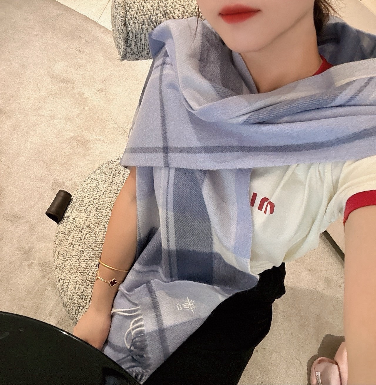 🆕 🆕 PDior【男女围巾】怒赞自留，难得的高端男款！家属福利！巴宝莉非常正的男士围巾~面料大爱，非常柔软细腻舒服，轻