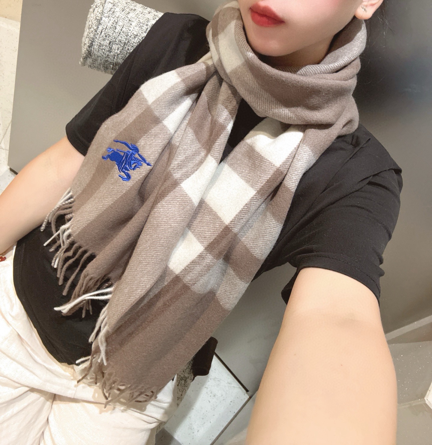 P巴宝莉【男女围巾】怒赞自留，难得的高端男款！家属福利！巴宝莉非常正的男士围巾~面料大爱，非常柔软细腻舒