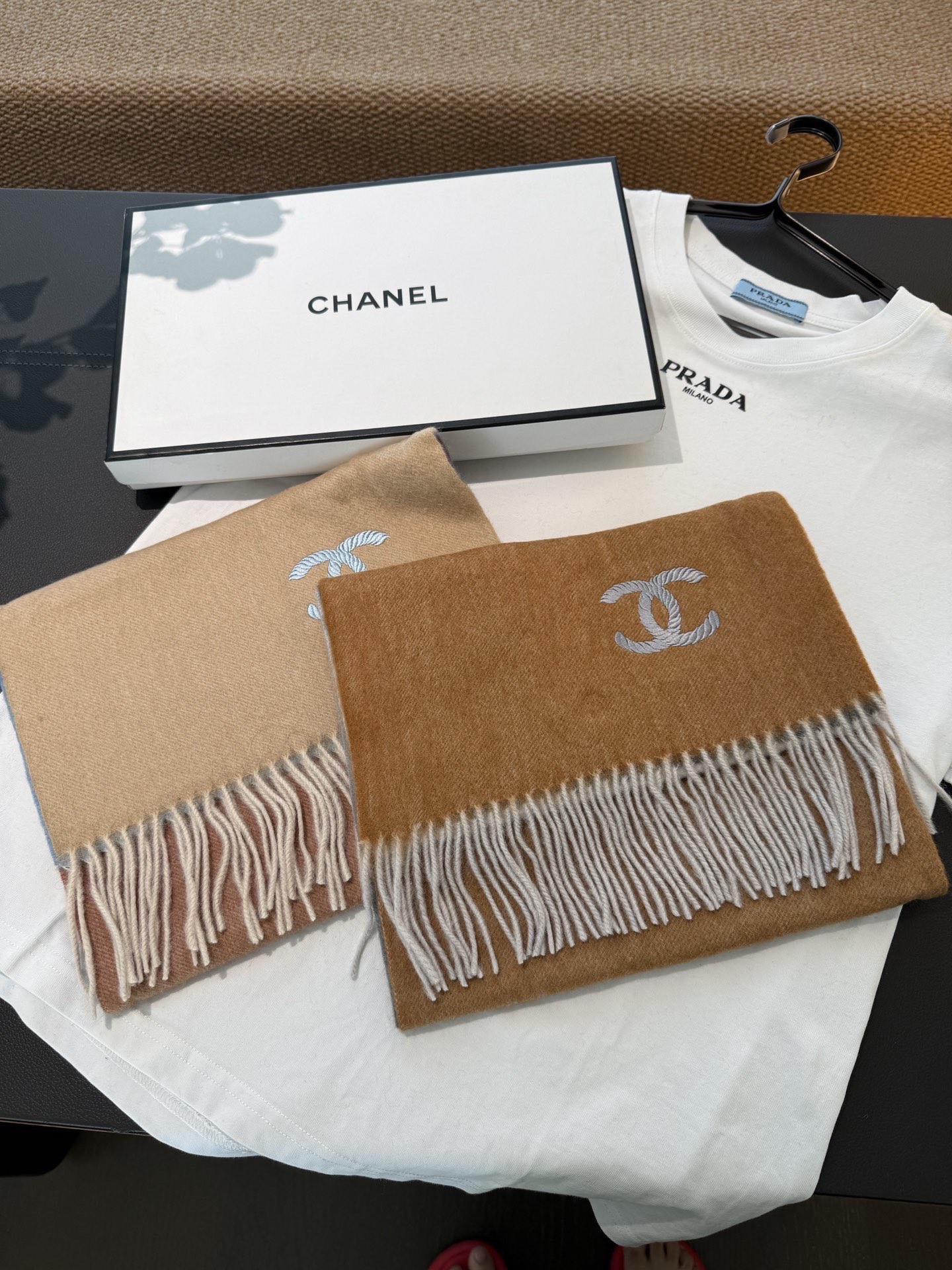 P香奈儿【男女围巾】怒赞自留，难得的高端男款！家属福利！巴宝莉非常正的男士围巾~面料大爱，非常柔软细腻舒