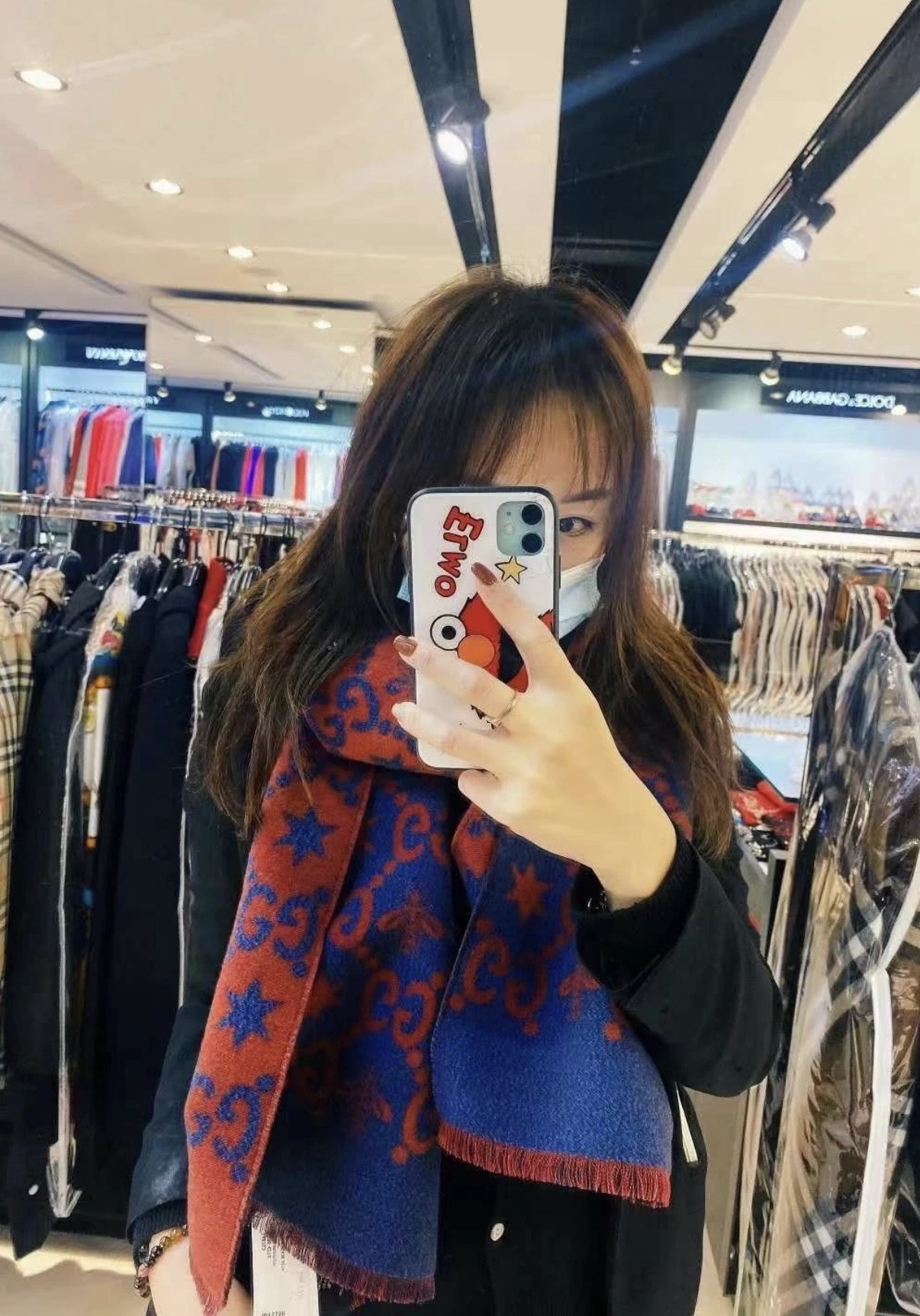 lenço gucci 35*192cm