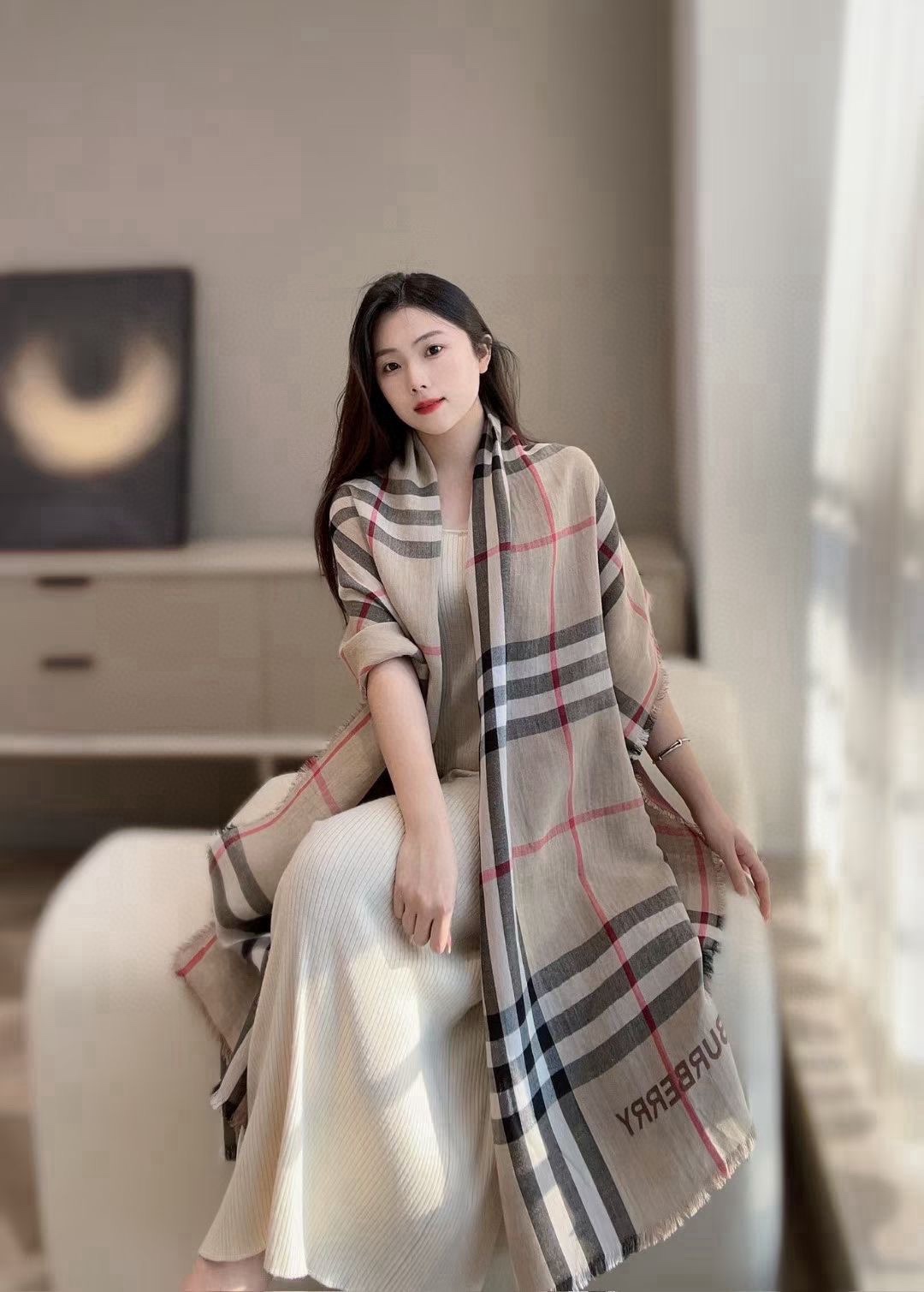 🆕 🆕 P高版本BURBERRY家经典格！2026年最值得入超值版，老友闭眼入！一条围巾两条的快乐！！！经典格，经典配色