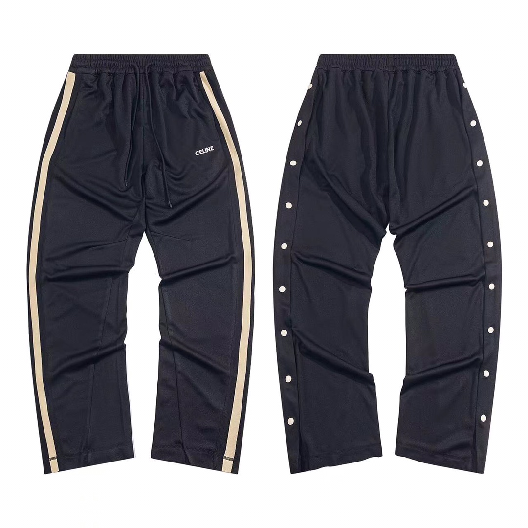 New Celine 24SS Knit-Button Sweatpants: Premium Quality for European Market - 图片 3