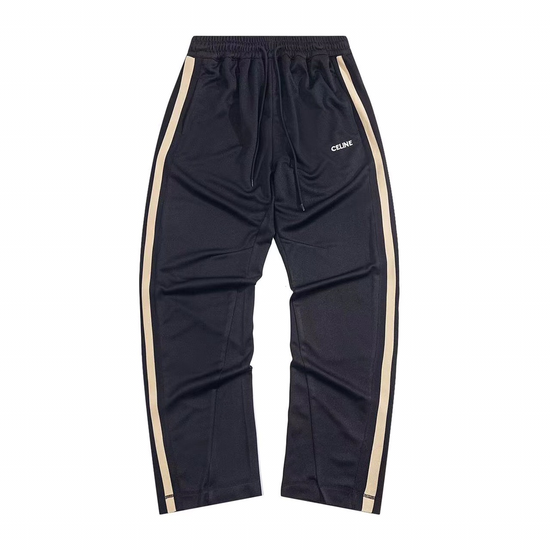 New Celine 24SS Knit-Button Sweatpants: Premium Quality for European Market