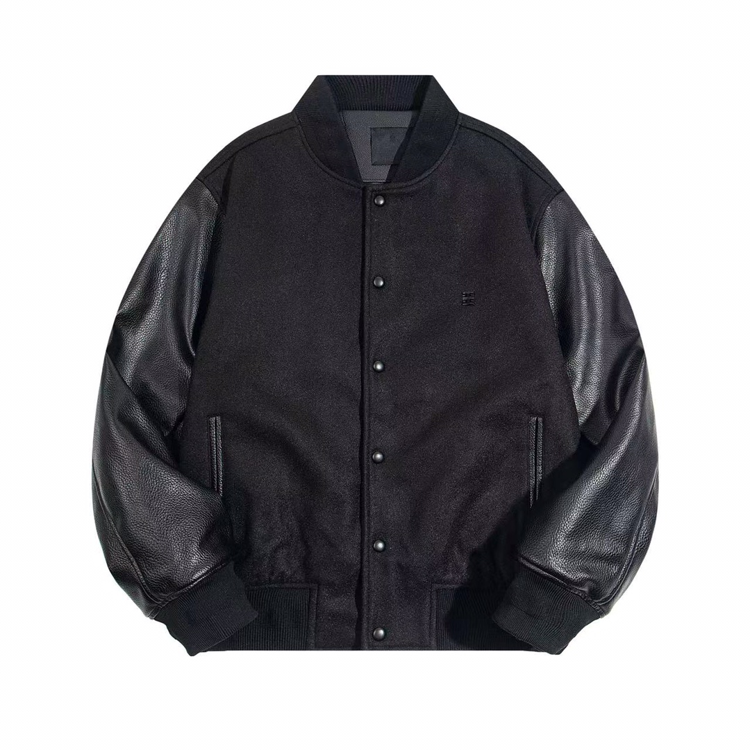 Luxury Wool Fabrics with 4G Logo Metal Decorations: Barlock Style Innovation