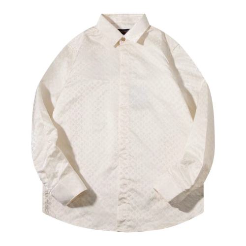 Camisa de Seda con Jacquard Monogram de Louis Vuitton 1 Camisa de Seda con Jacquard Monogram de Louis Vuitton