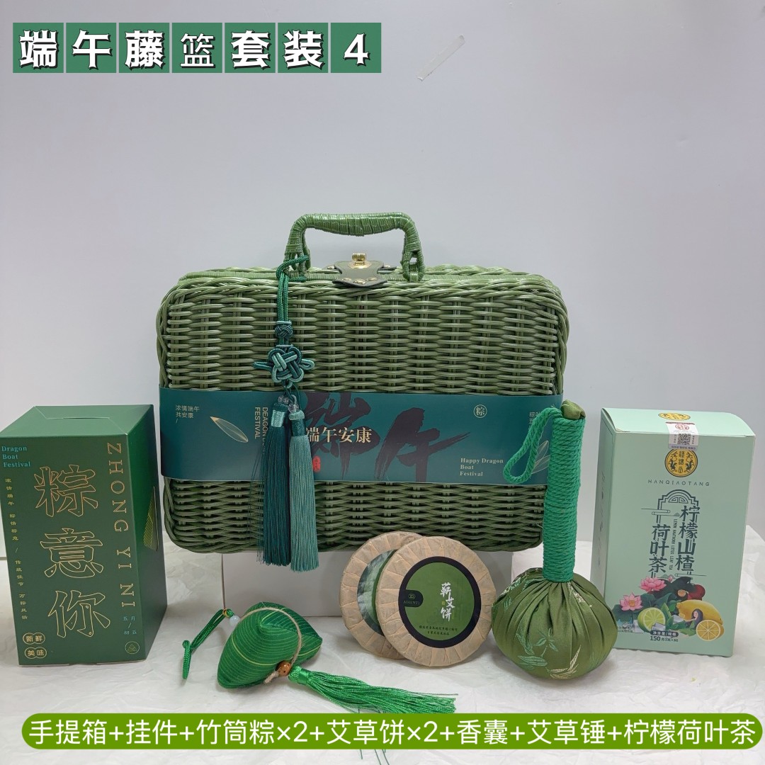 手工仿藤编端午伴手礼，太好看啦！