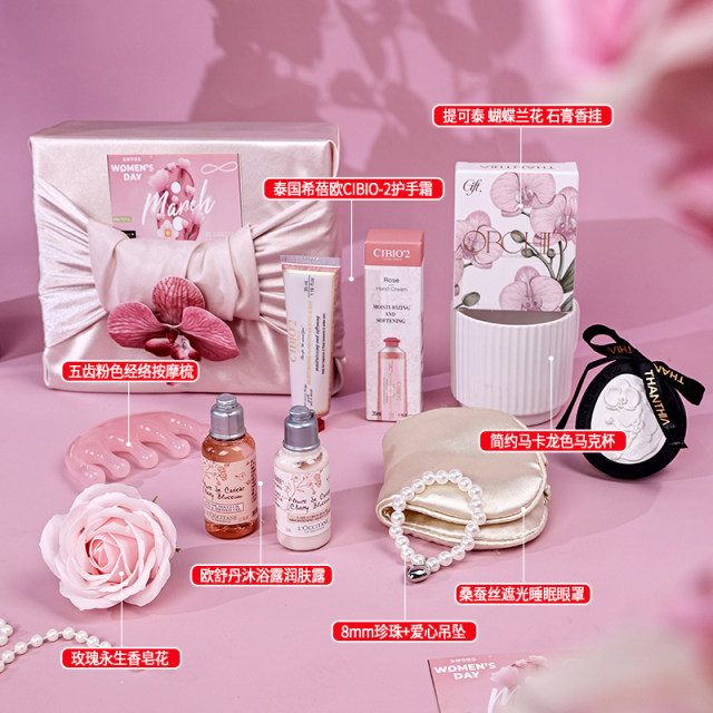 蝴蝶兰粉色女神节伴手礼
