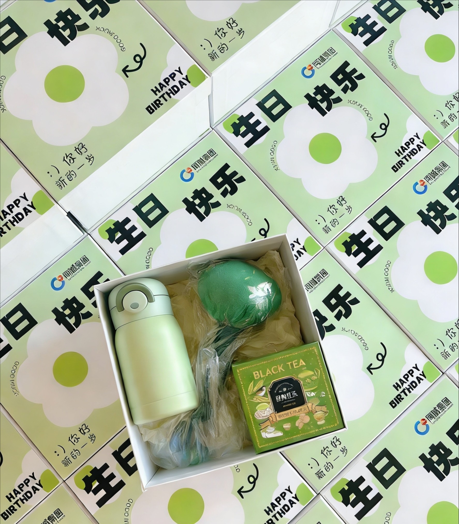 被这套清新感拉满的生日伴手礼戳中了💚
