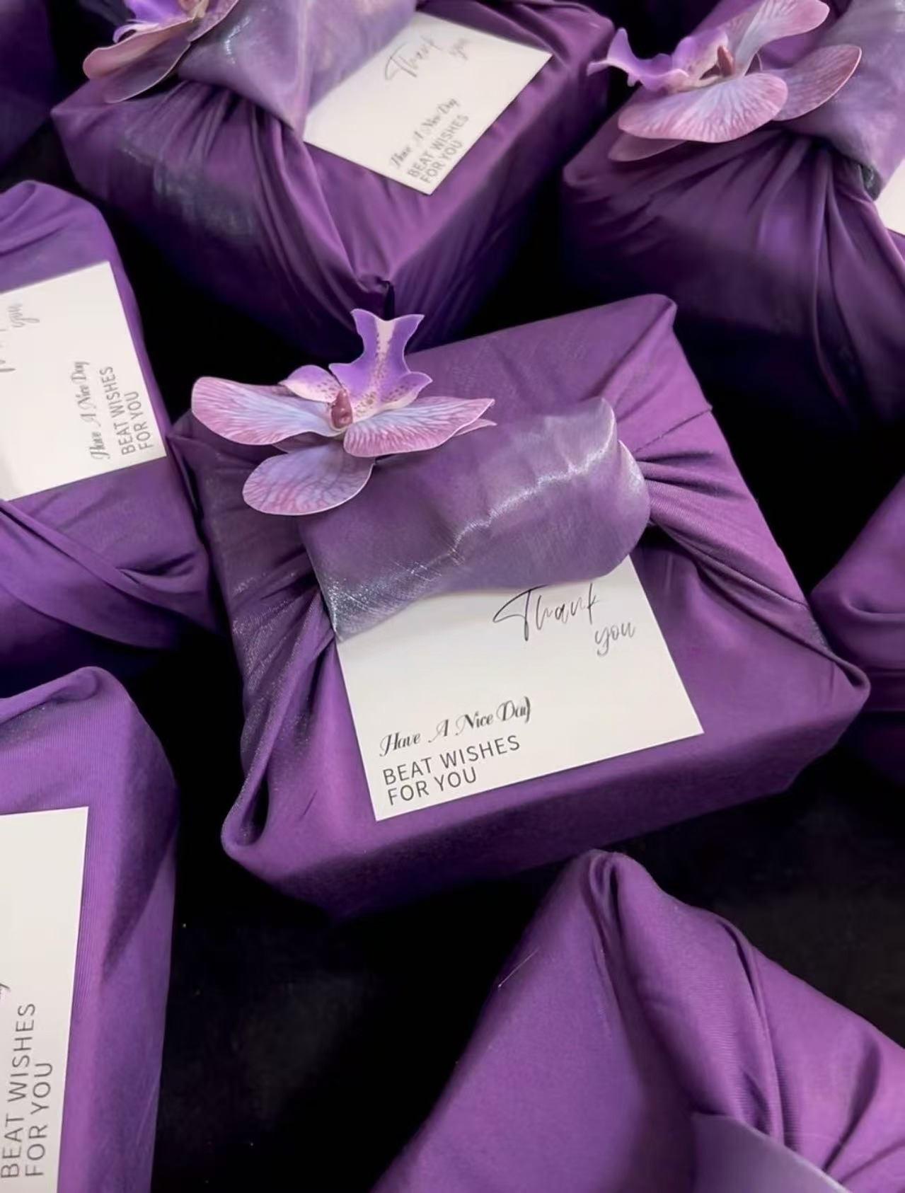 绝美的紫调蝴蝶兰伴手礼💜