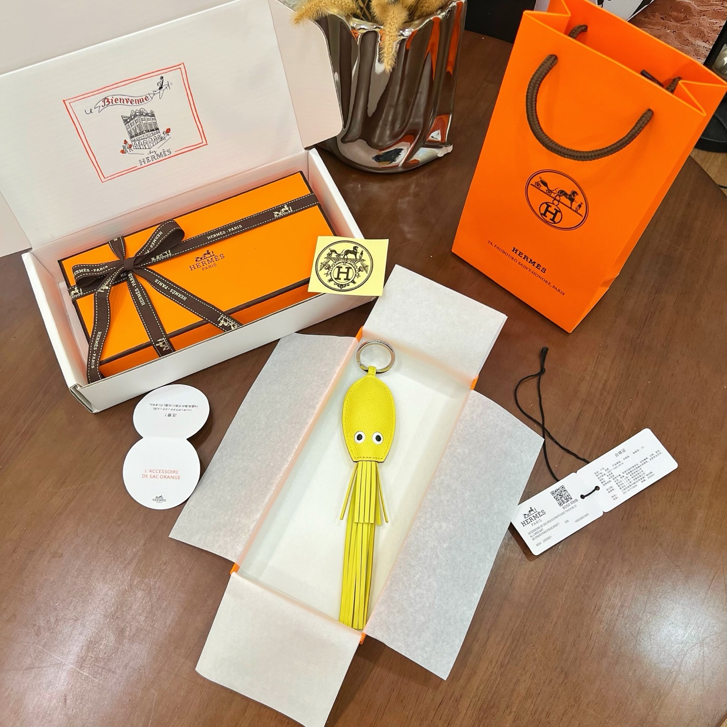 Hermès 2025年新款 爱马仕章鱼 挂件
