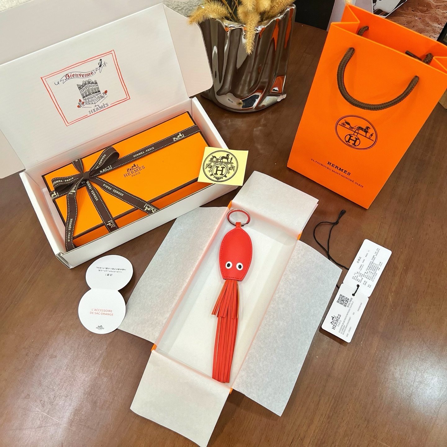 Hermès 2025年新款 爱马仕章鱼 挂件
