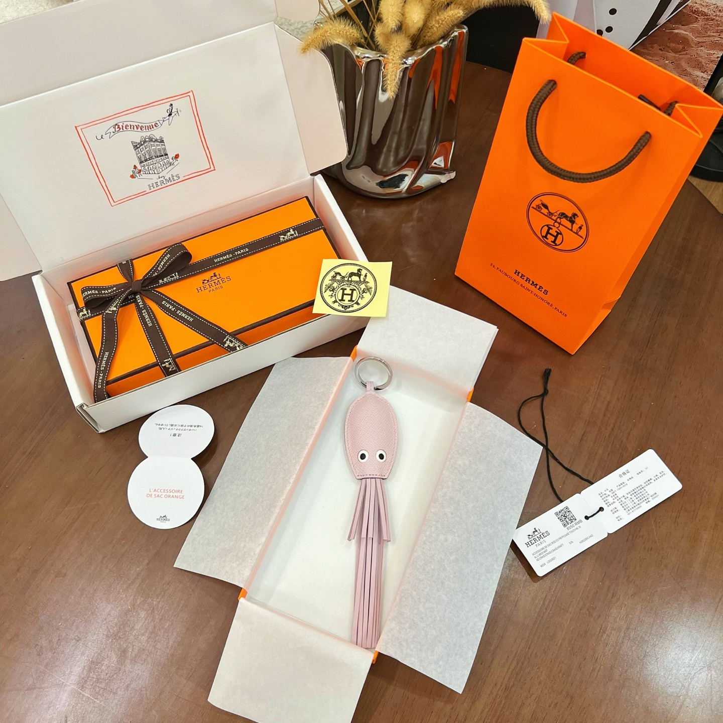 Hermès 2025年新款 爱马仕章鱼 挂件