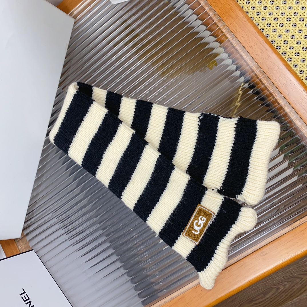 New Winter Knitting Scarf Set for Babies: Red and Black, Warm and Comfortable! - 图片 6