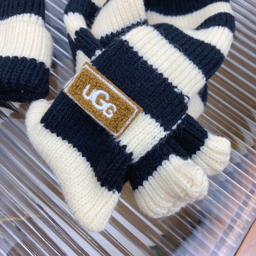 New Winter Knitting Scarf Set for Babies: Red and Black, Warm and Comfortable! - 图片 9
