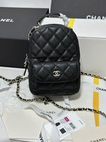 Chanel Bags Backpack High Quality Replica
 Lychee Pattern Cowhide Vintage Mini