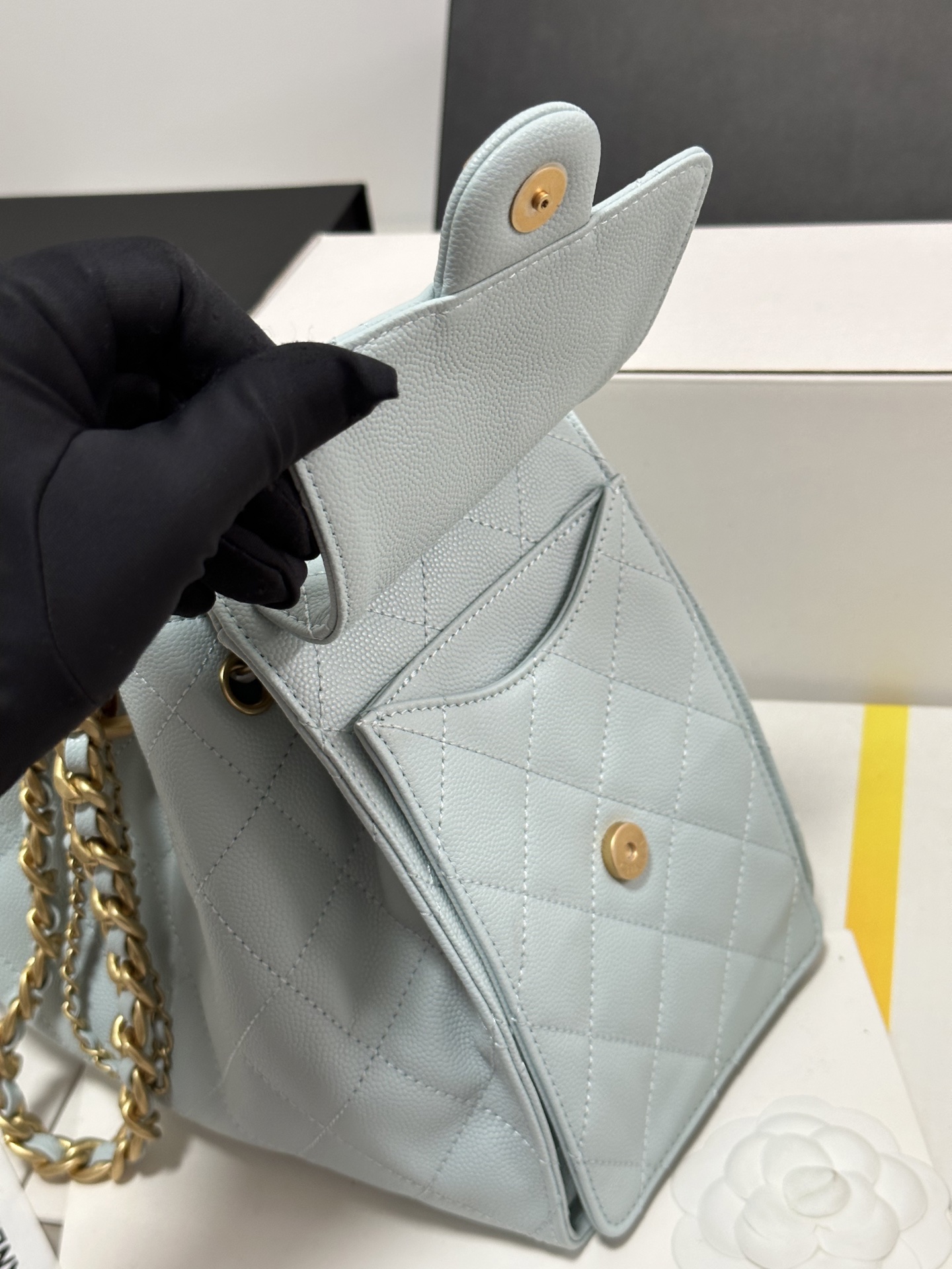 Chanel 25C Spring Hobo Bag, Leather Shoulder Bag with Gold-Tone Hardware 7 i1751993642880 1802 0 5