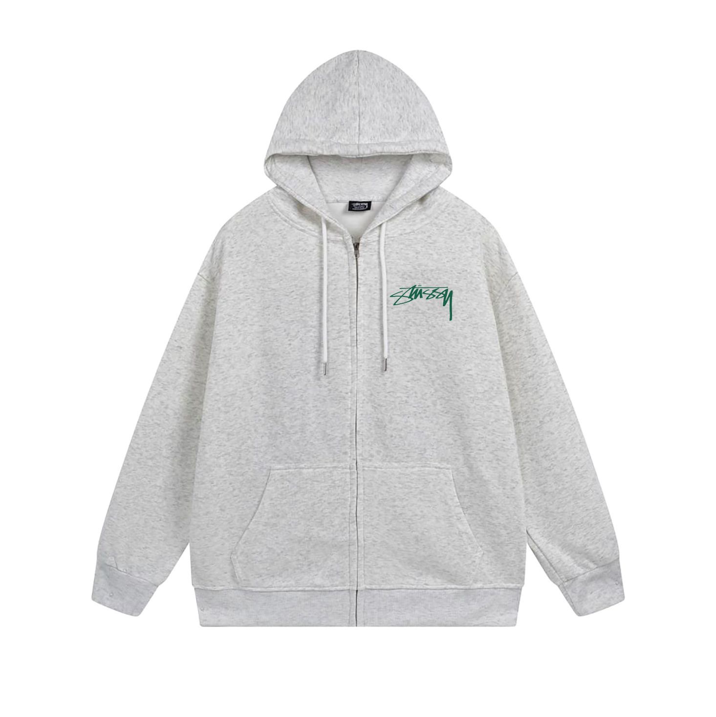 XB780 Stussy SS23 Ink-Printed Fur Jackets with Wide Shoulders and Various Colors - 图片 4