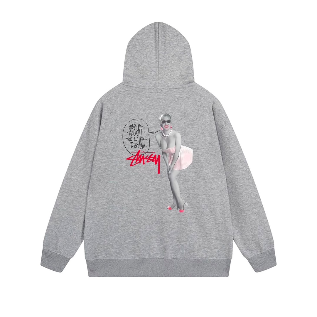 Stussy SS23 Fur Jacket Collection with Monroe’s Hood – Sizes S-XXL, Various Colors. - 图片 8