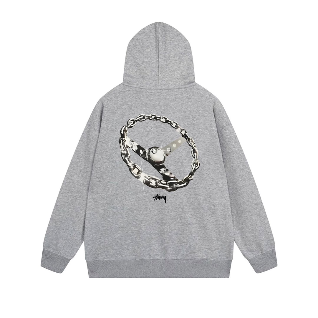 Stussy SS23 Chain-Printed Caps and Jackets with Luxurious Fur and Velvet Accents. - 图片 8