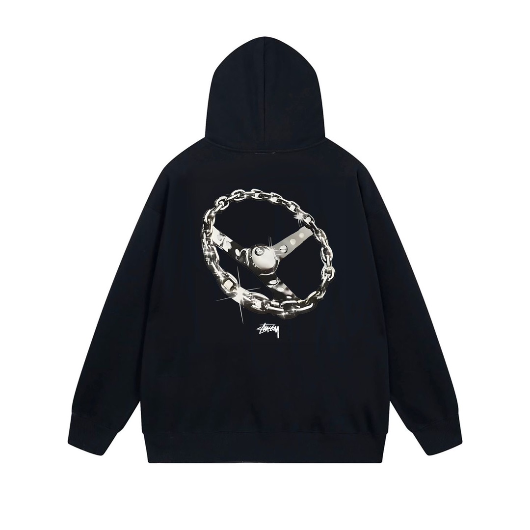 Stussy SS23 Chain-Printed Caps and Jackets with Luxurious Fur and Velvet Accents. - 图片 9