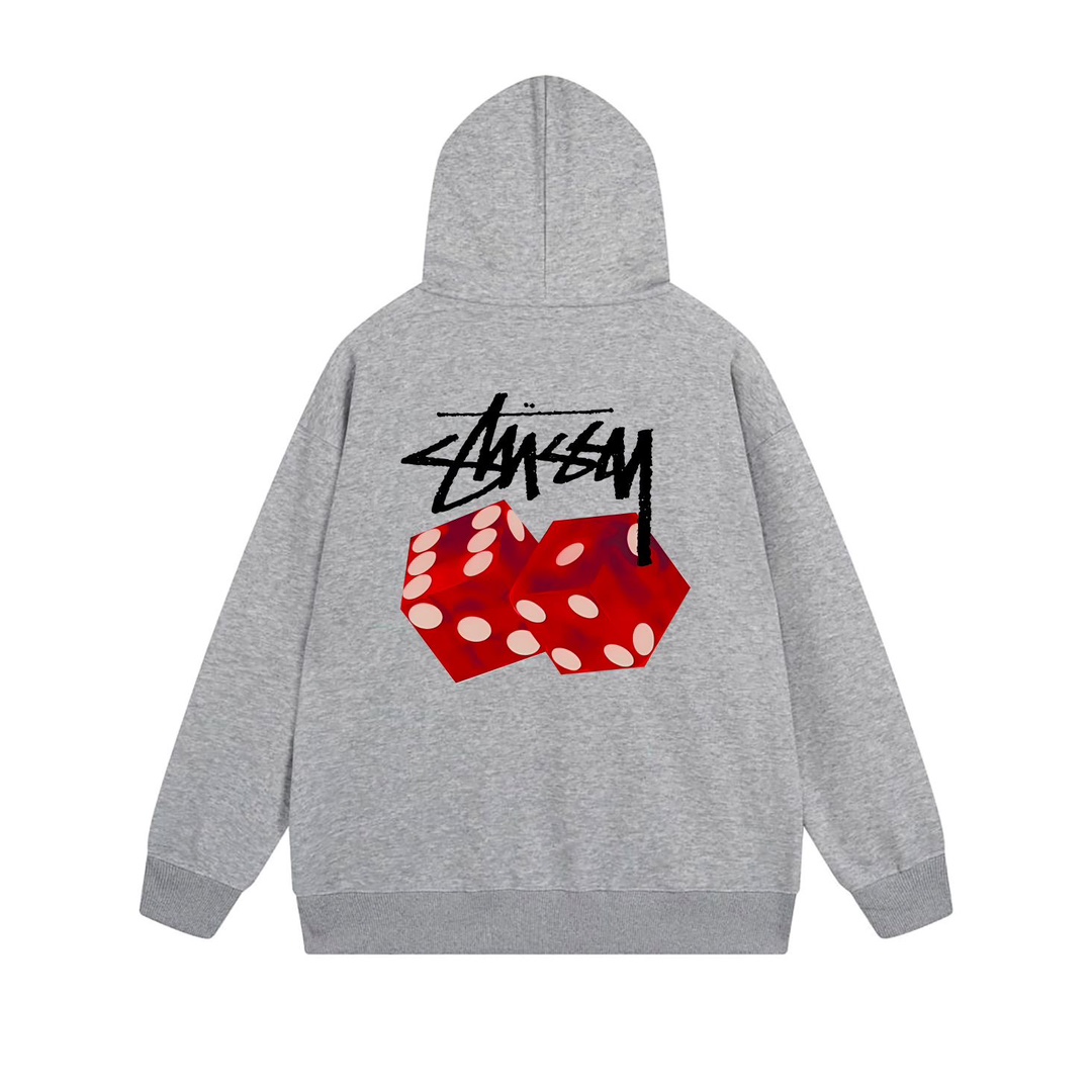 Stussy SS23 Dice-Printed Fur and Velvet Hoods and Jackets Collection Summary - 图片 8