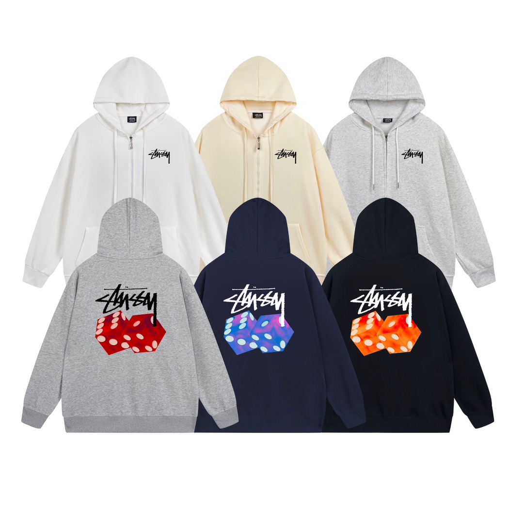 Stussy SS23 Dice-Printed Fur and Velvet Hoods and Jackets Collection Summary