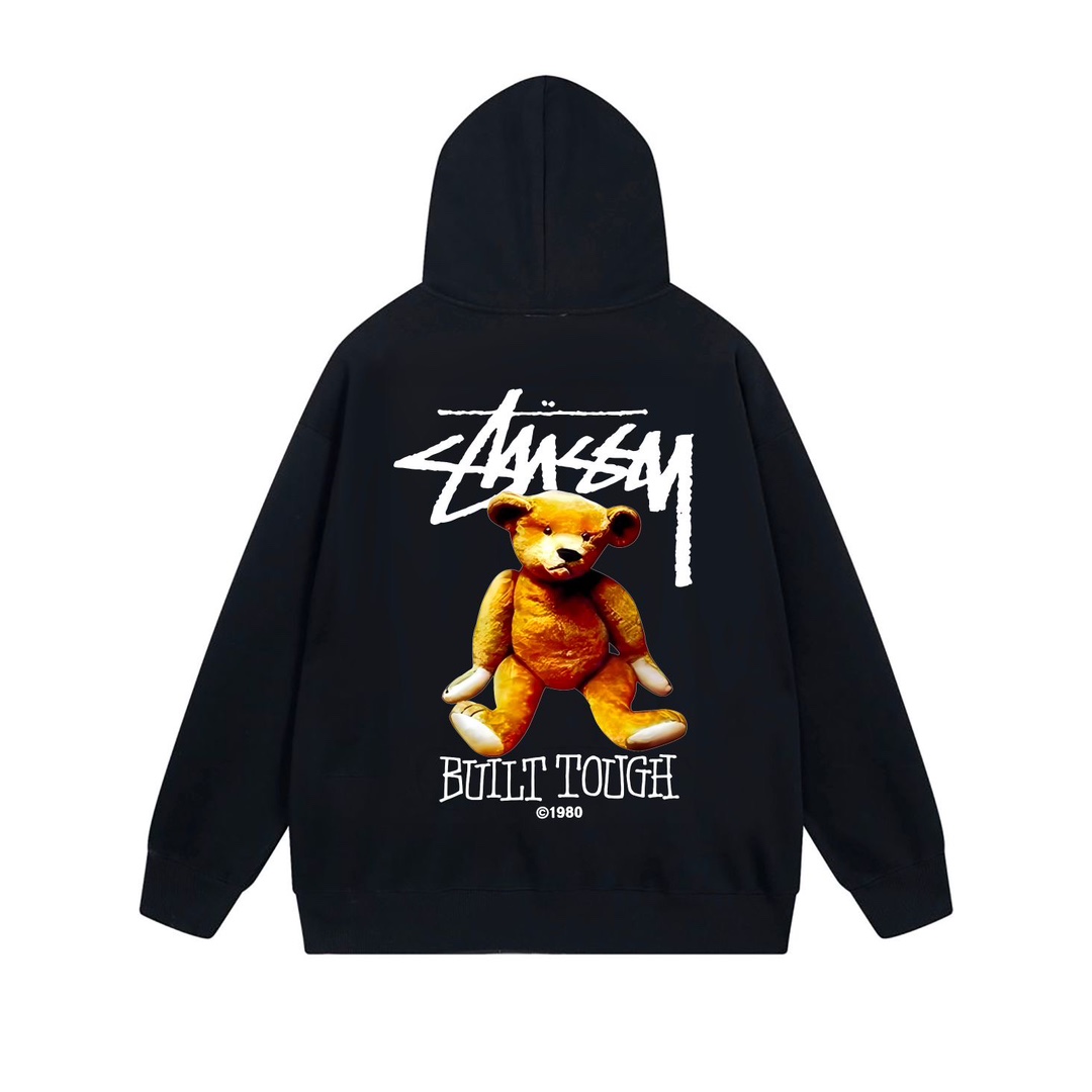 Stussy SS23 Fur Velvet Bear Jacket with Hood, Various Colors & Sizes. - 图片 9