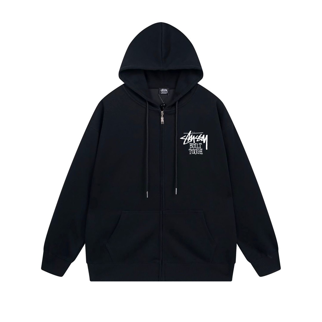 Stussy SS23 Fur Velvet Bear Jacket with Hood, Various Colors & Sizes. - 图片 2