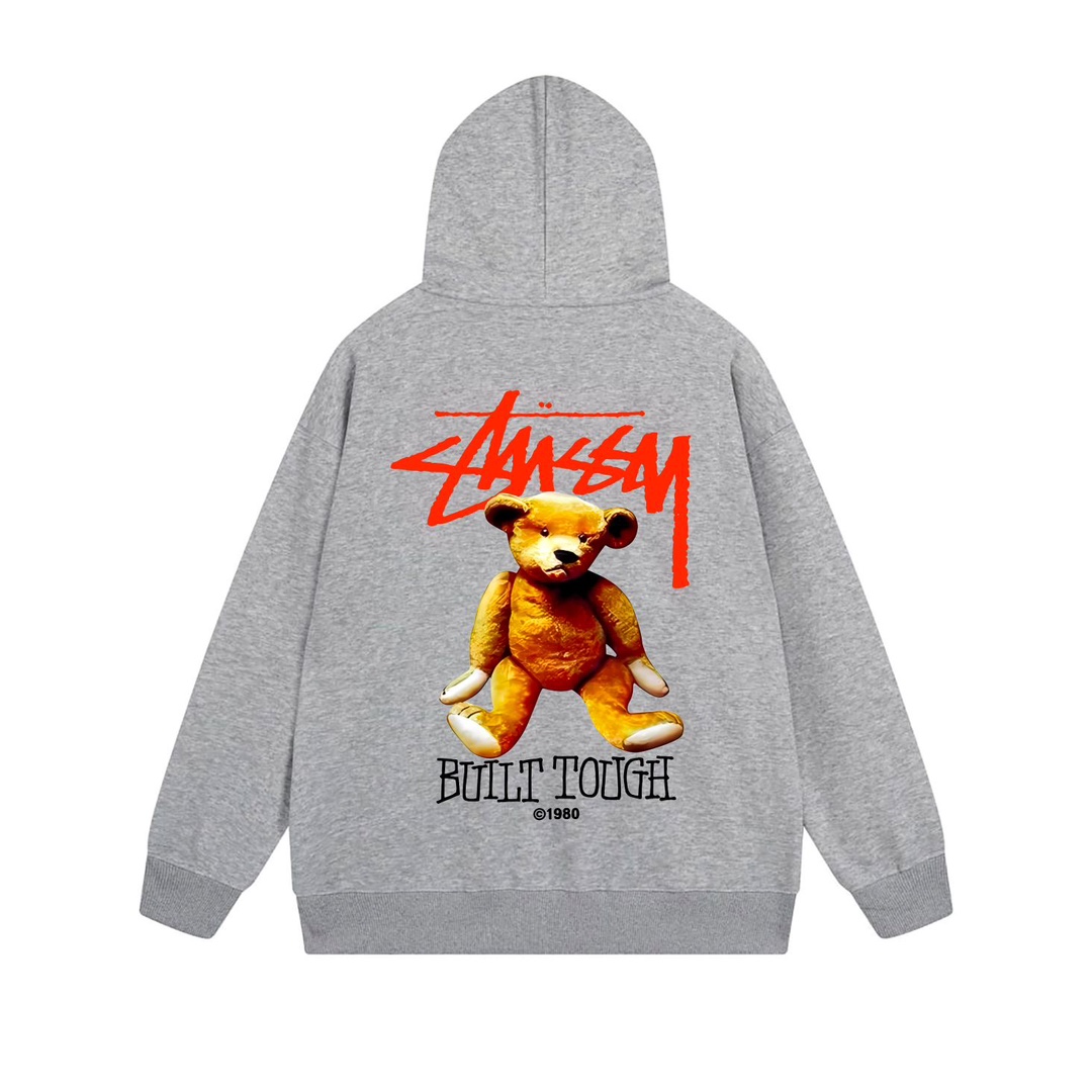 Stussy SS23 Fur Velvet Bear Jacket with Hood, Various Colors & Sizes. - 图片 8