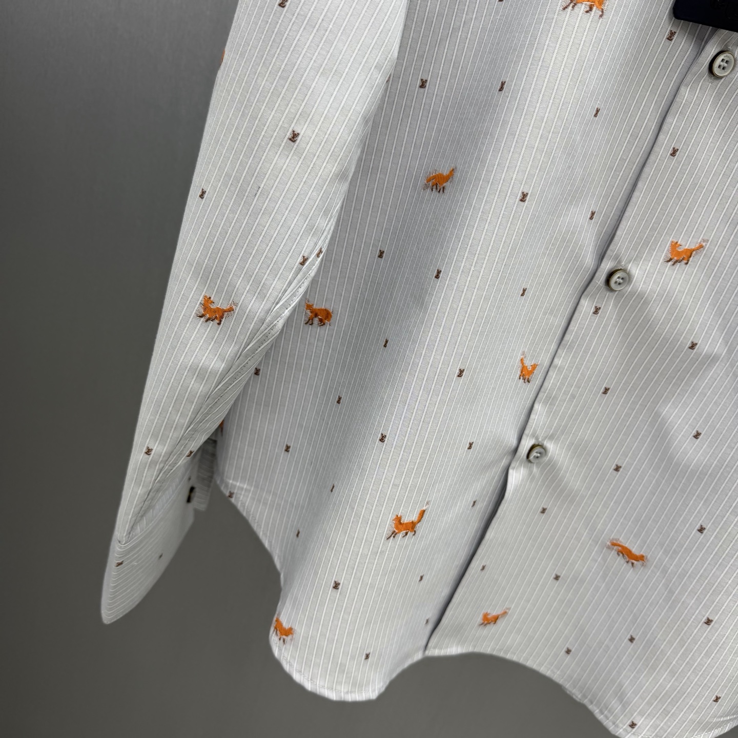 Camicia in volpe ritagliata a righe LV da uomo LU — photo 4