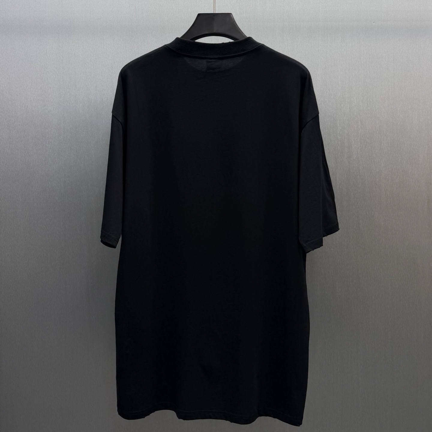 Balenciaga 周董同款 高街潮人必入的巴黎世家做旧短袖 水洗工艺自带做旧滤镜 正面火焰荆棘字母+暗黑城堡印花