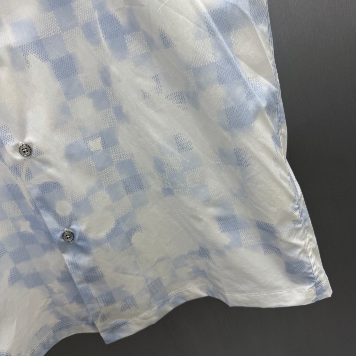 Unknown 北极冰印花短袖衬衫