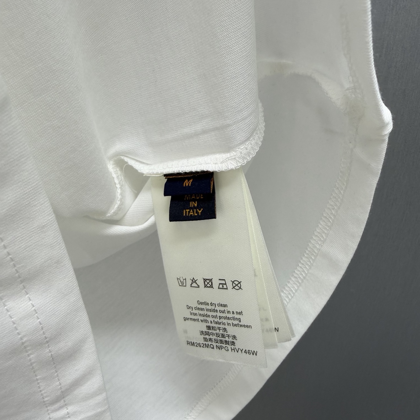 Louis Vuitton LU 双色线刺绣短袖