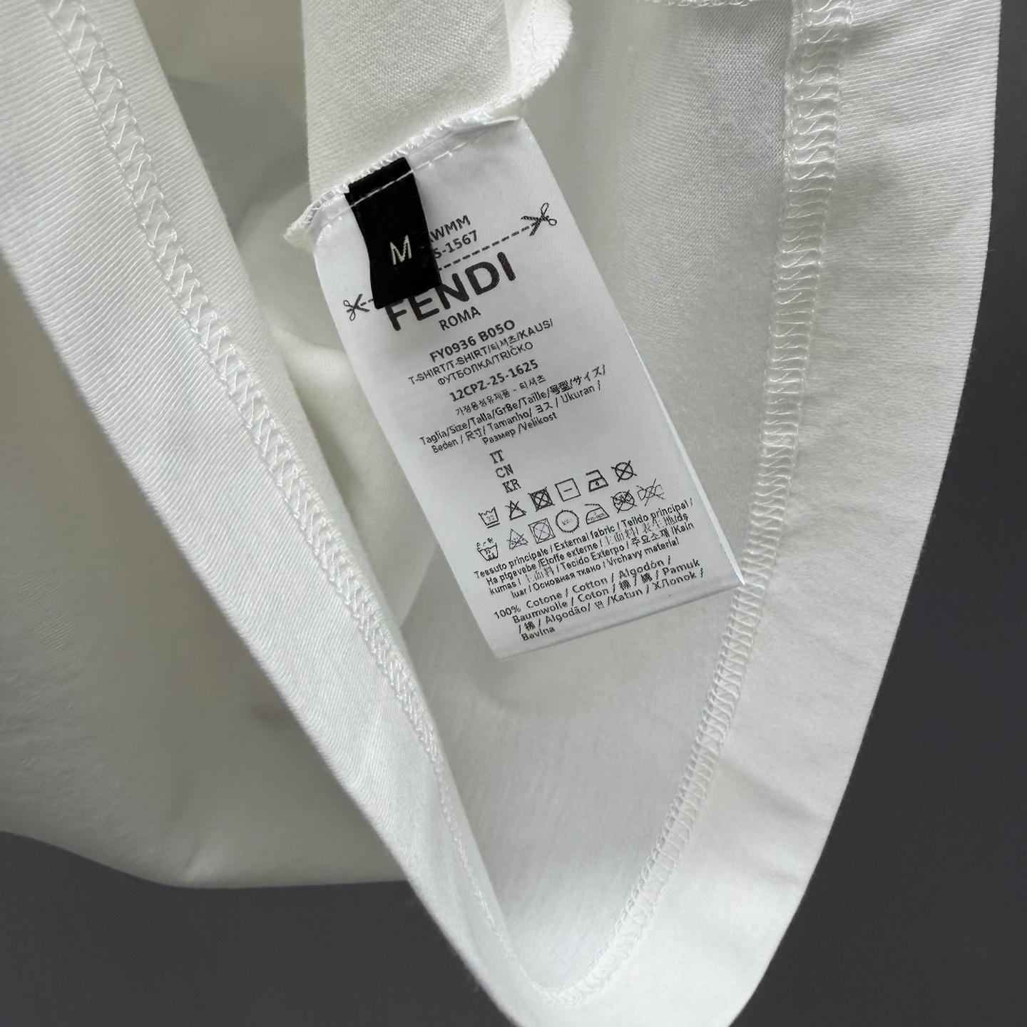 Fendi FD 芬迪冰淇淋刺绣T恤