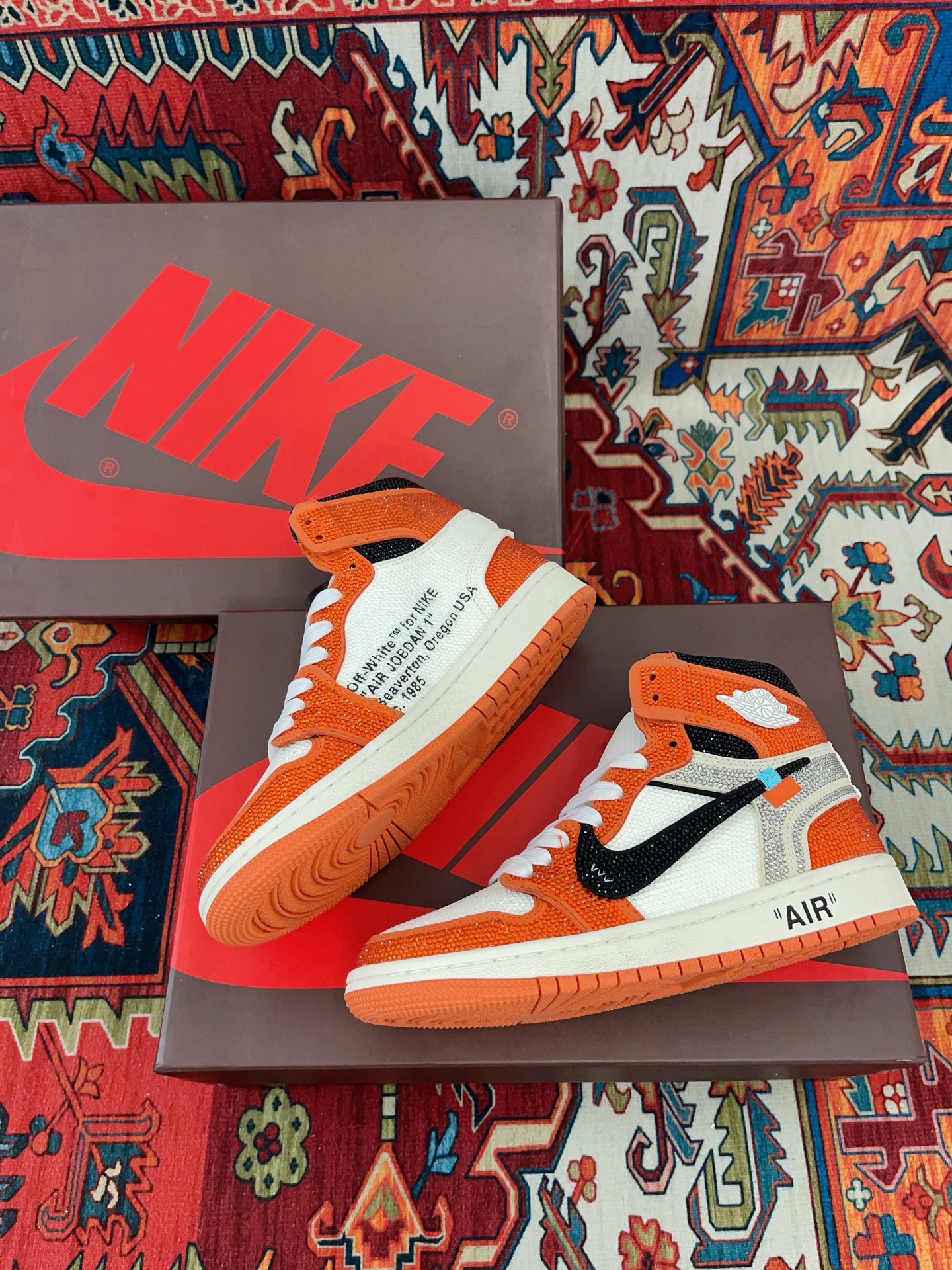 エアジョーダン カップル スニーカー ハイカット 牛革