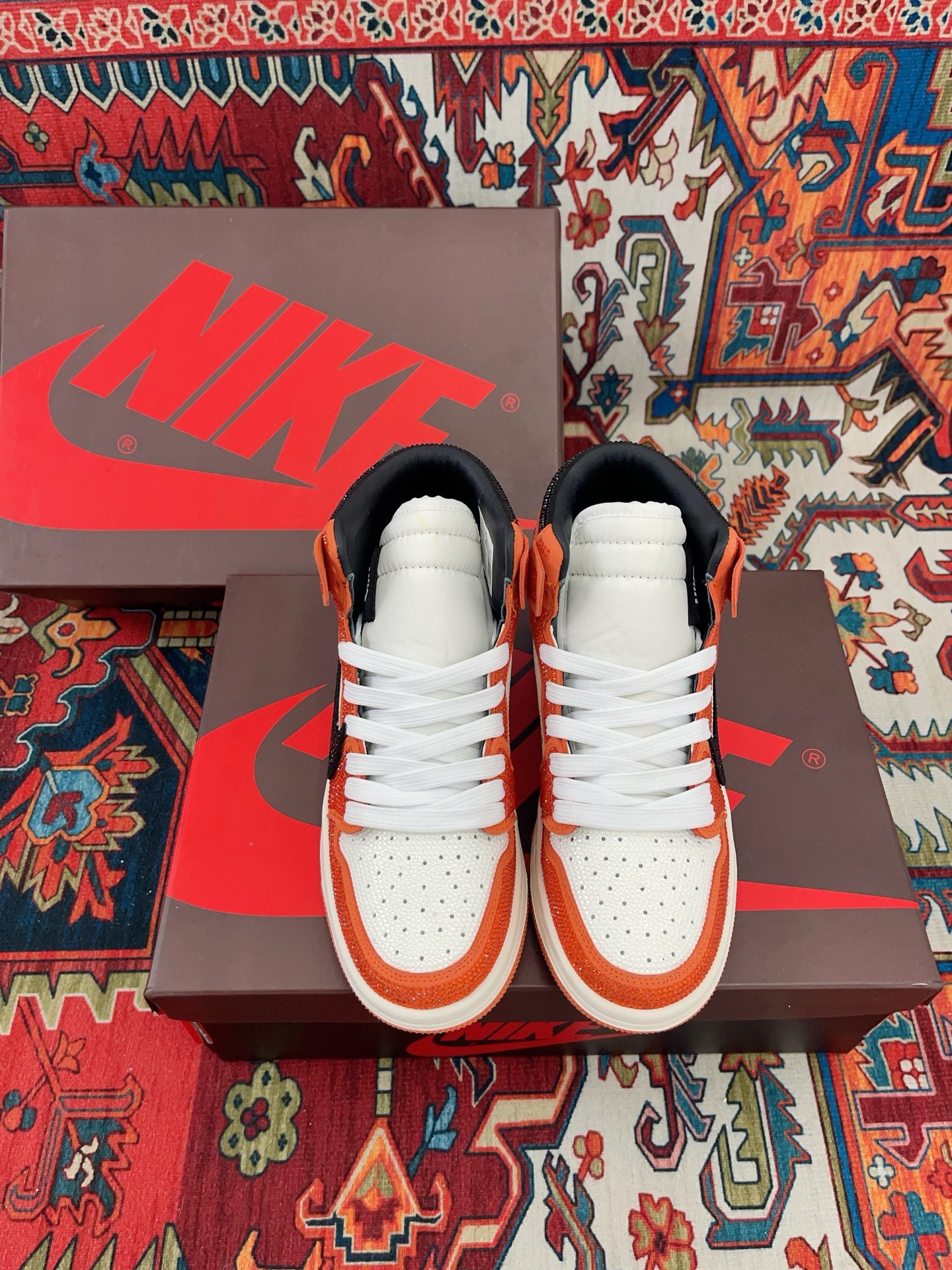 エアジョーダン カップル スニーカー ハイカット 牛革