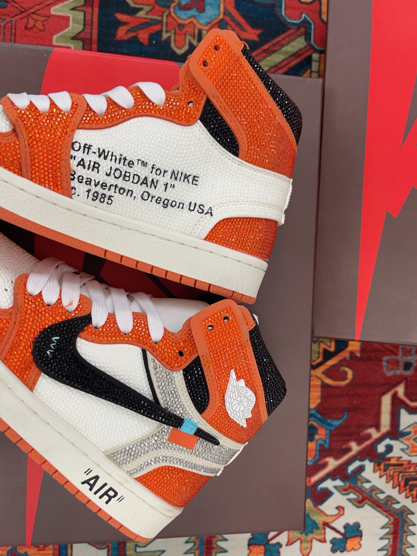 エアジョーダン カップル スニーカー ハイカット 牛革