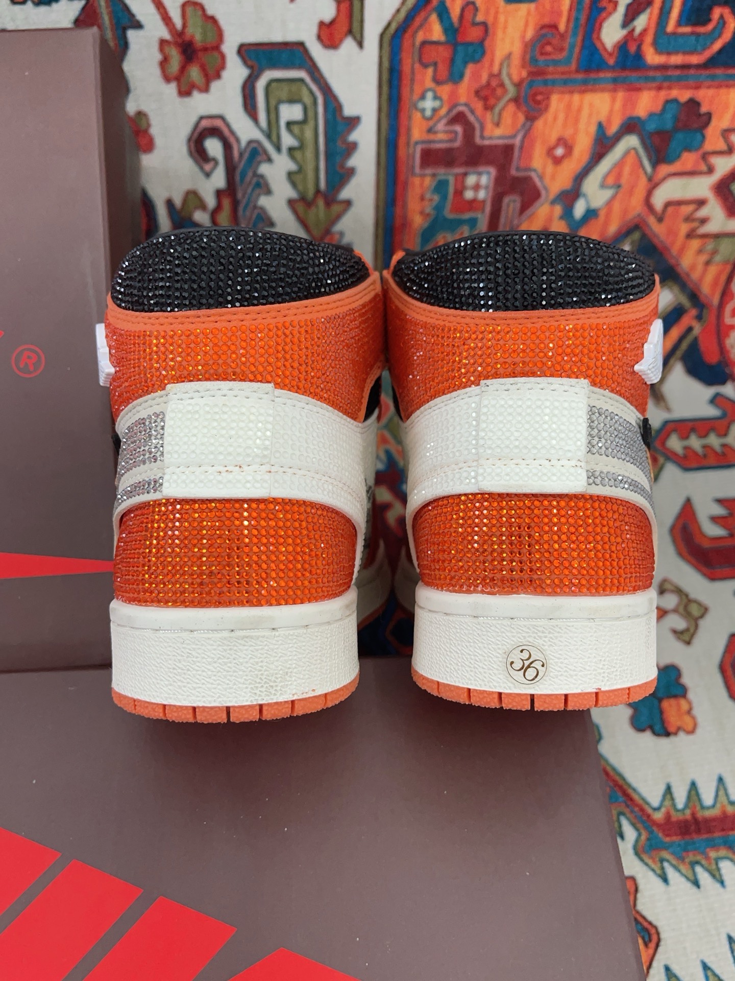 エアジョーダン カップル スニーカー ハイカット 牛革