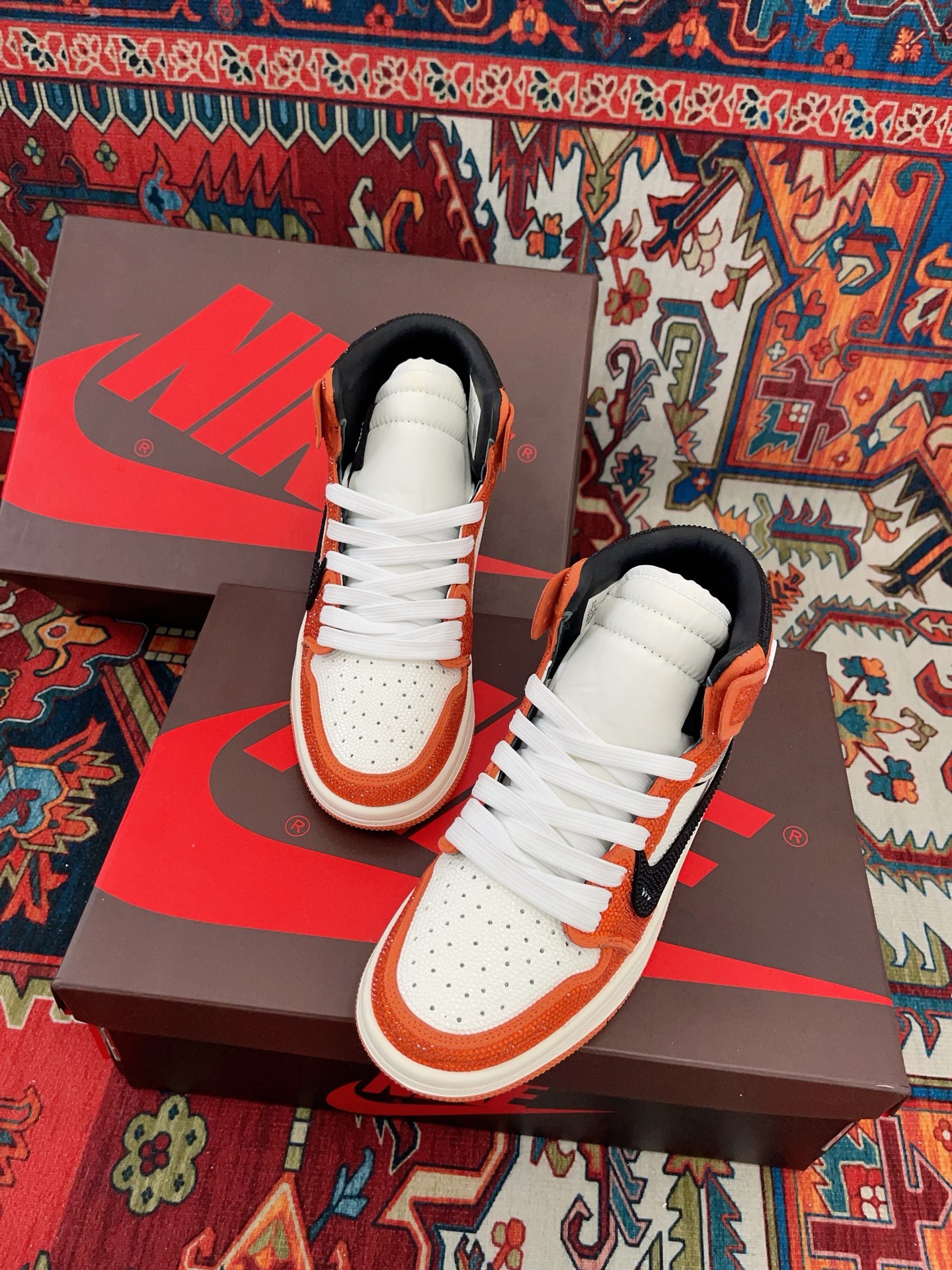 エアジョーダン カップル スニーカー ハイカット 牛革