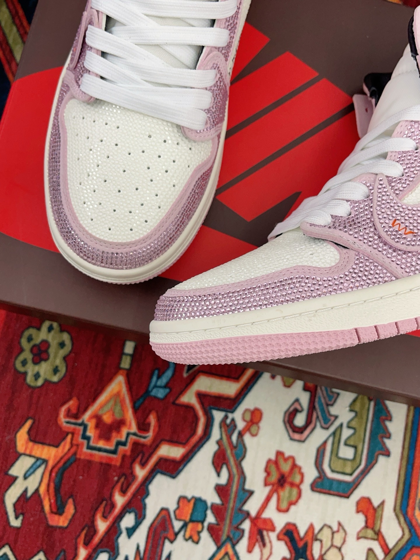 エアジョーダン カップル 高トップシューズ 牛革 デザイン