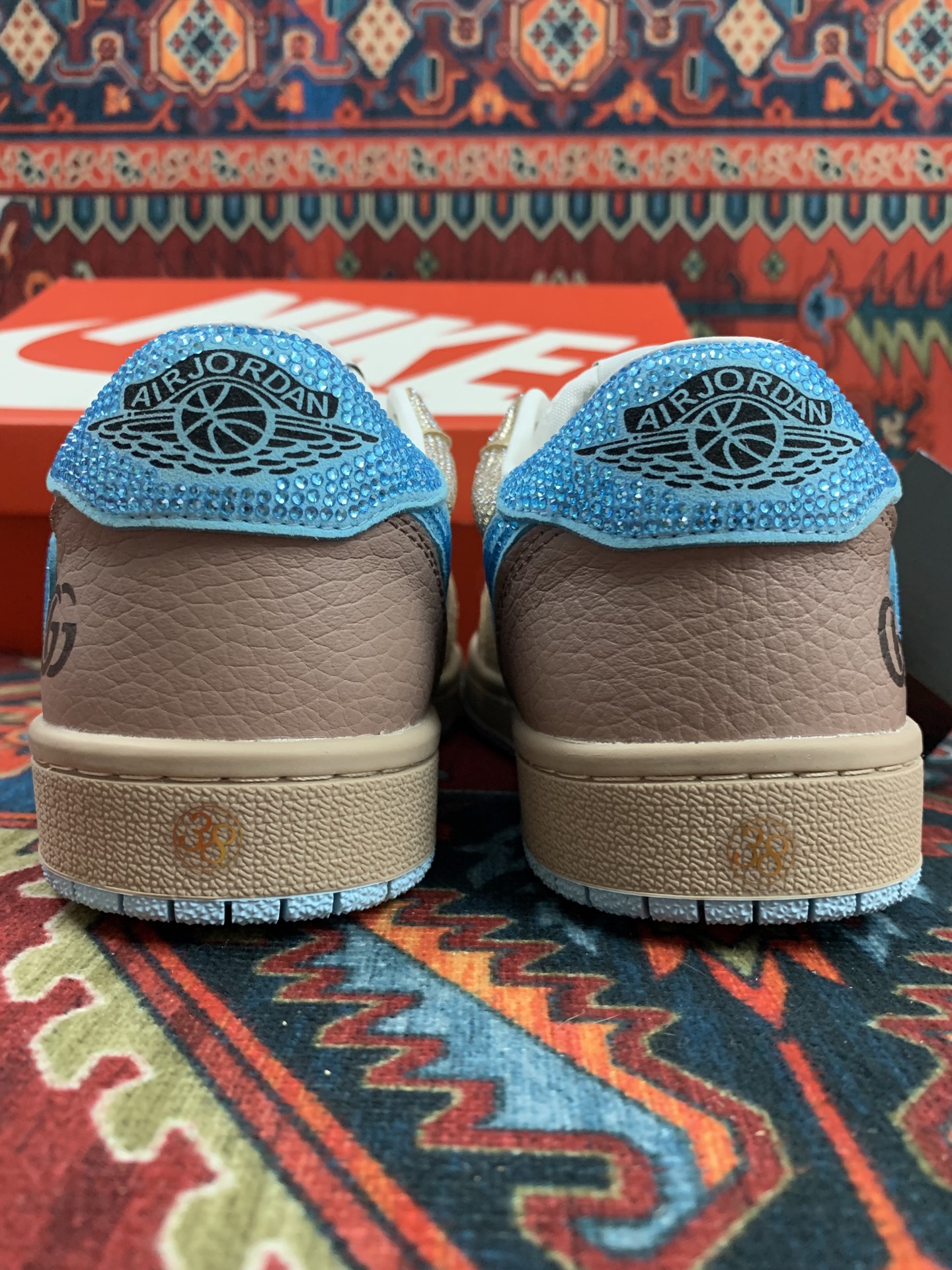 GUCCI ナイキ コラボ カップル スニーカー 牛革