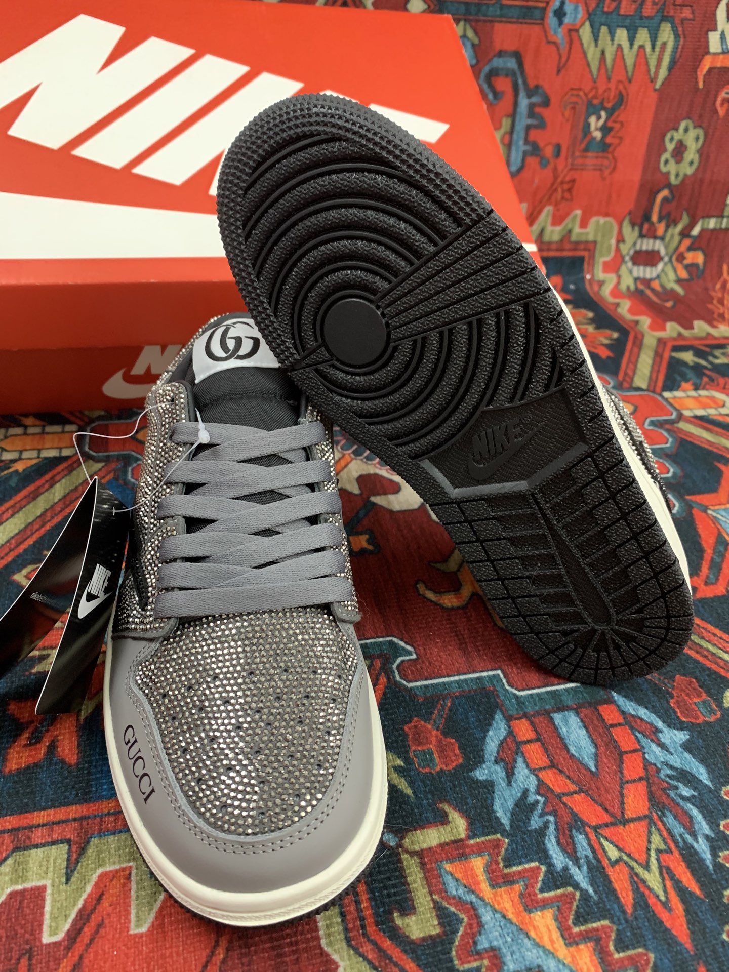 GUCCI グッチ Nike カップル スニーカー 高級 牛革