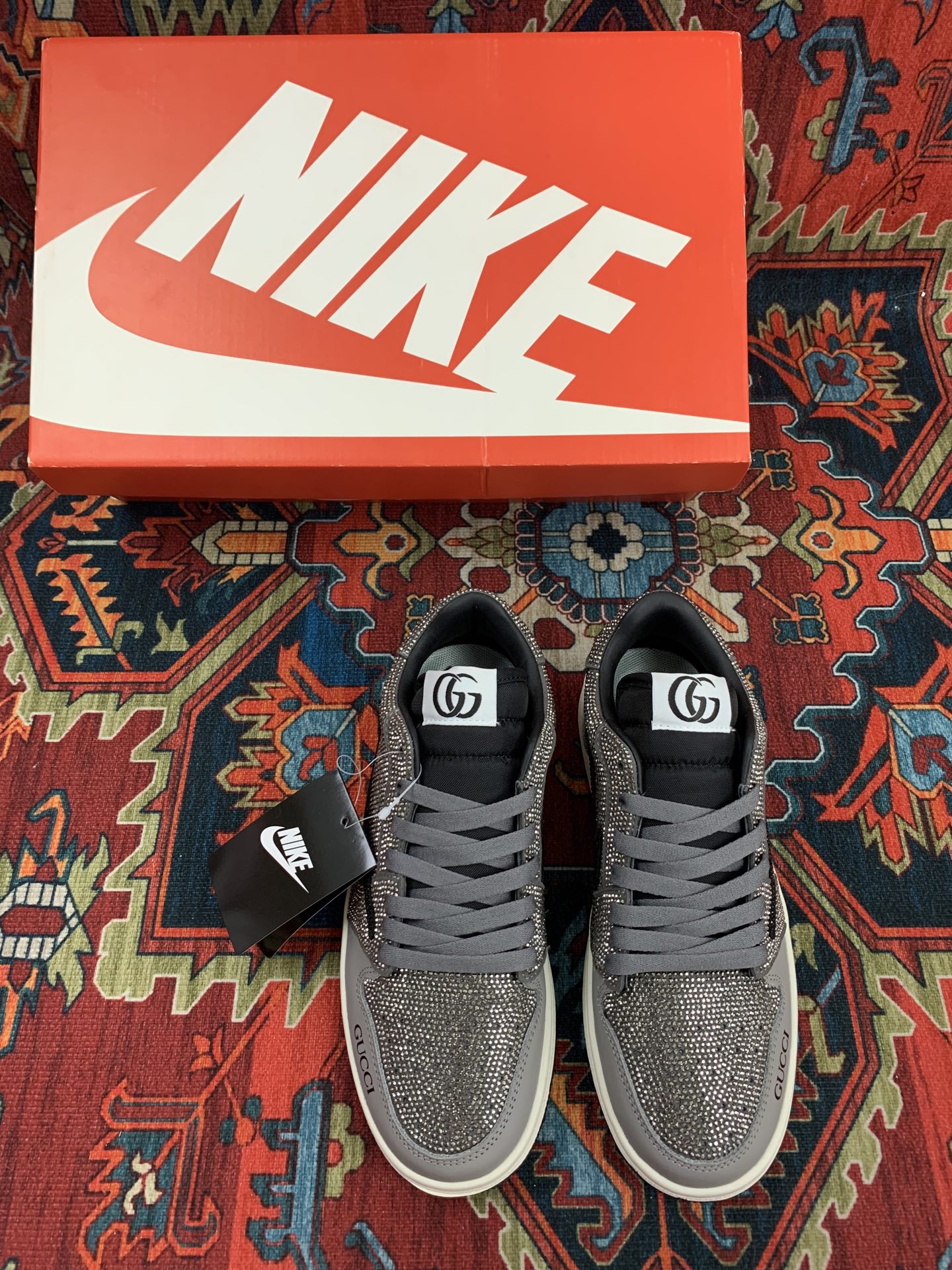 GUCCI グッチ Nike カップル スニーカー 高級 牛革