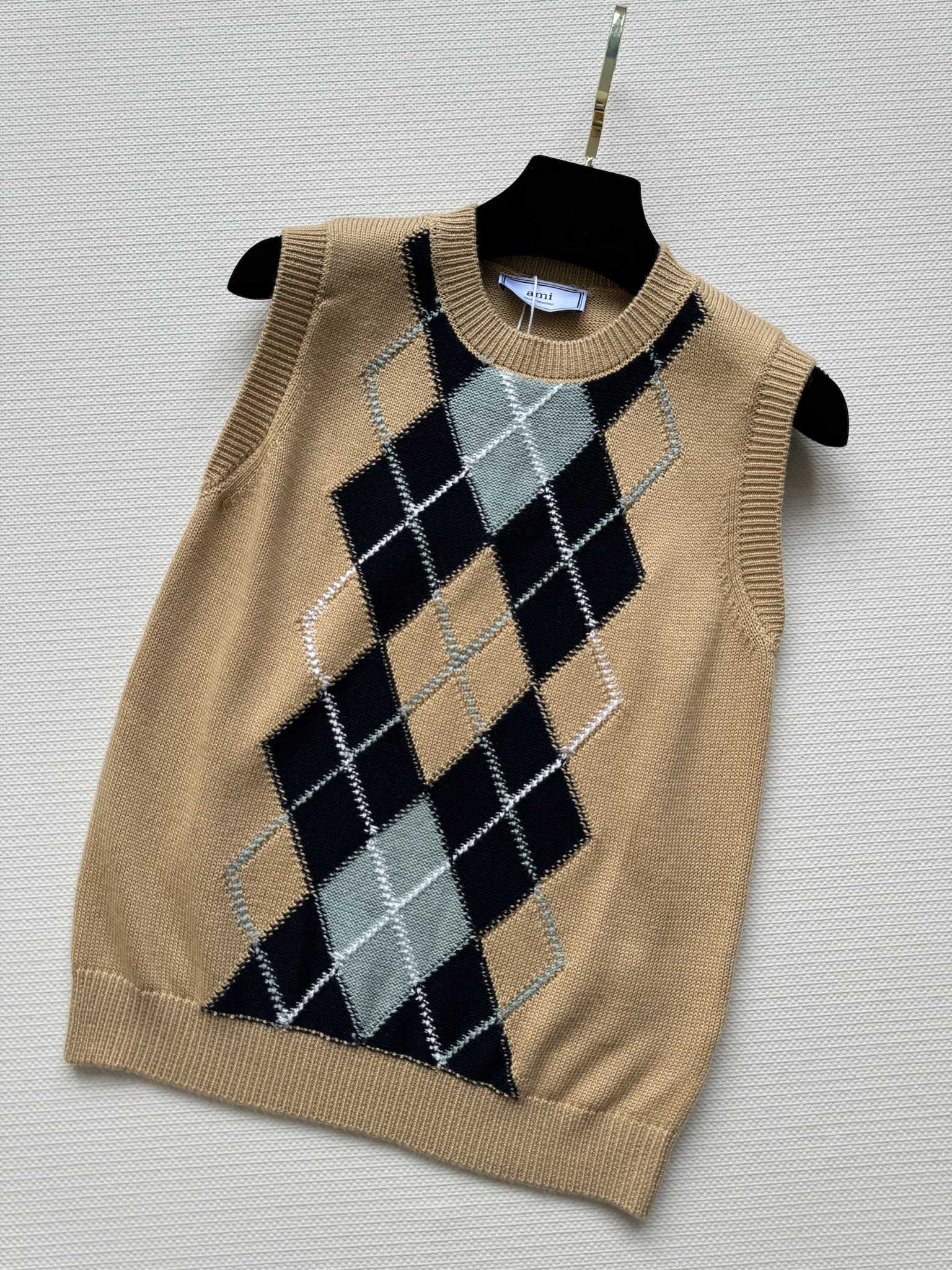 P552 First-Hand Female Suit with Shrink Knitting Vest for Fall/Winter Collection - 图片 3