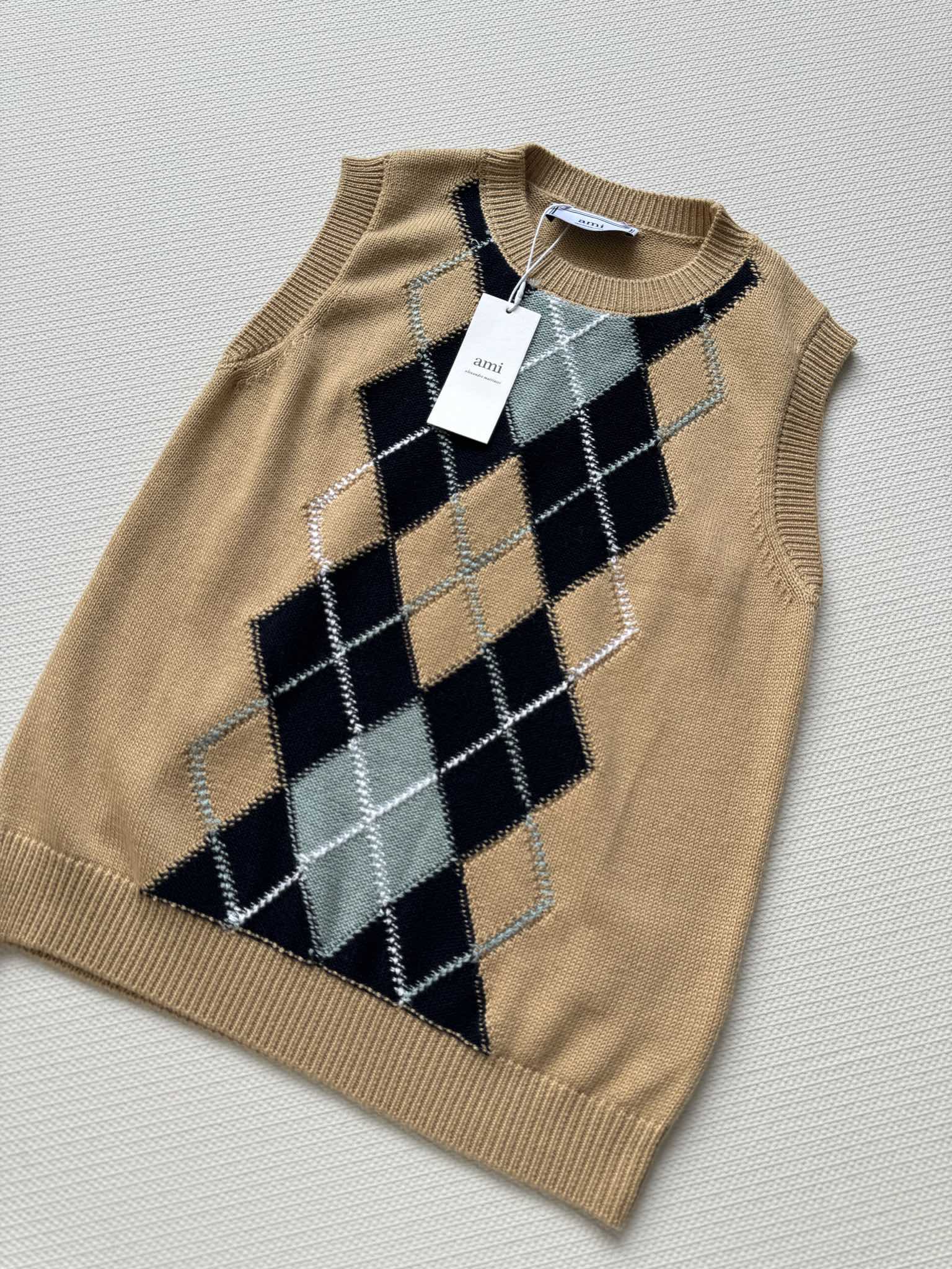 P552 First-Hand Female Suit with Shrink Knitting Vest for Fall/Winter Collection - 图片 4