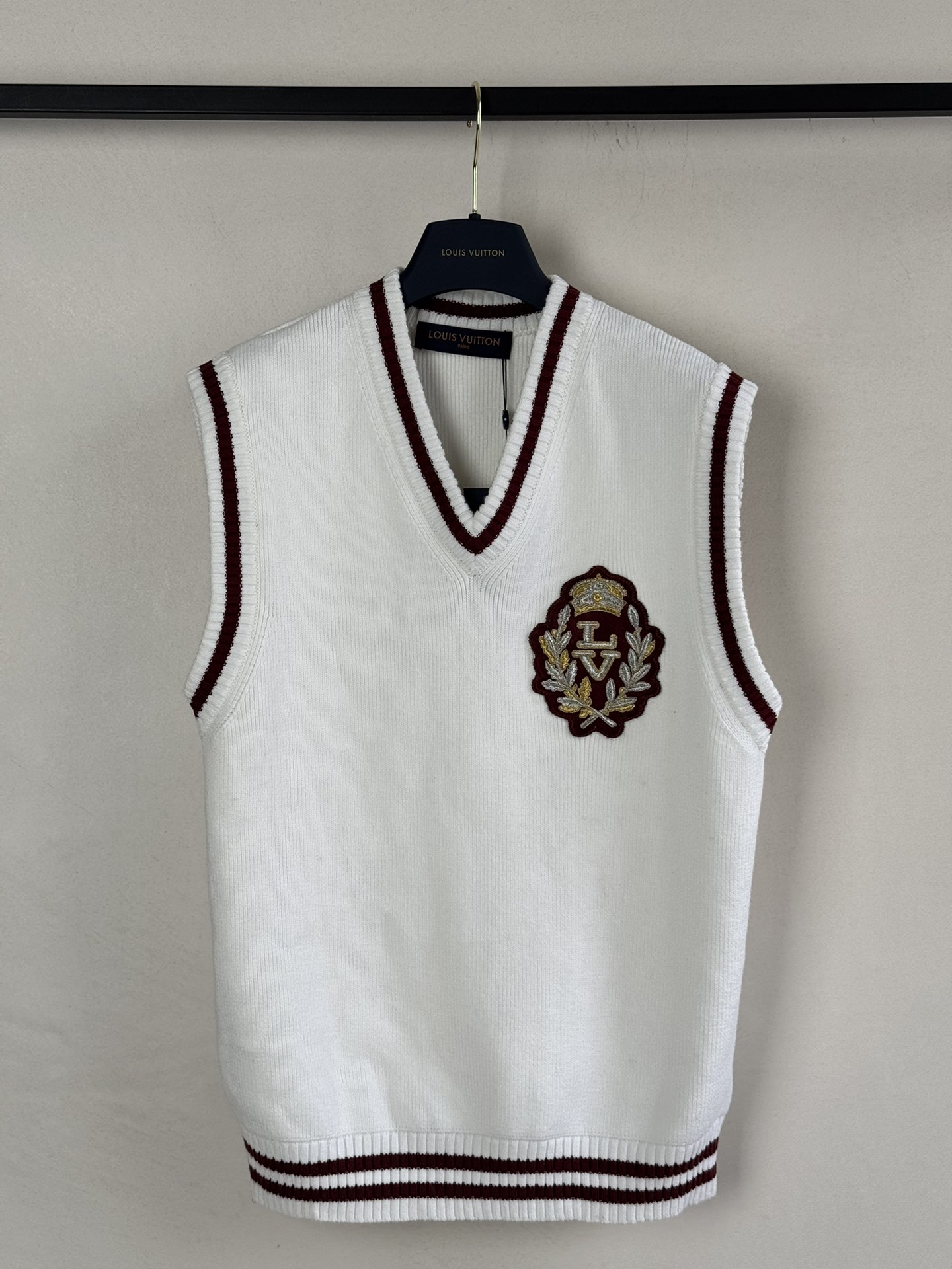 LouisVuitto*25Ss早春新款背心马甲Yb定制开发高版出品德国进口提花机织片而成版型上身百搭又