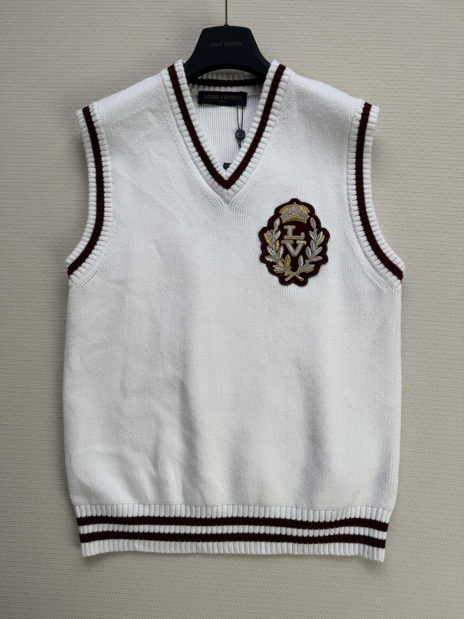 LouisVuitto*25Ss早春新款背心马甲Yb定制开发高版出品德国进口提花机织片而成版型上身百搭又